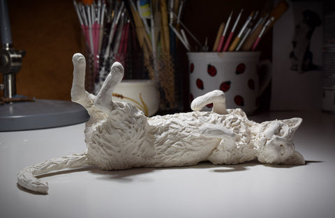 An Air Dry Clay Animal Sculpture from Start to Finish - Susie Benes