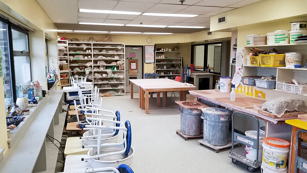 Community center pottery studio