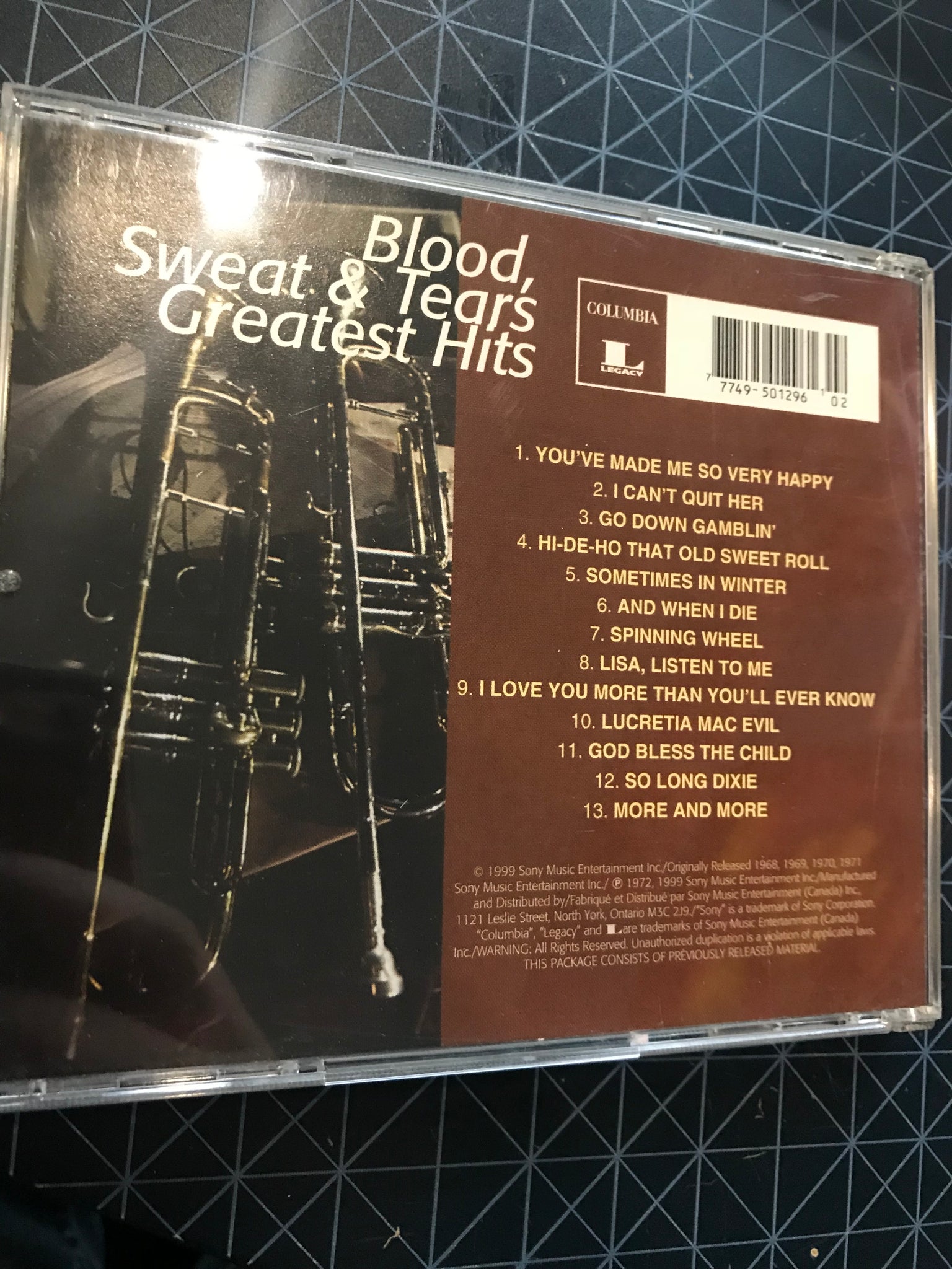 Blood Sweat Tears Greatest Hits Used Cd Casa Dia Vinyl Records
