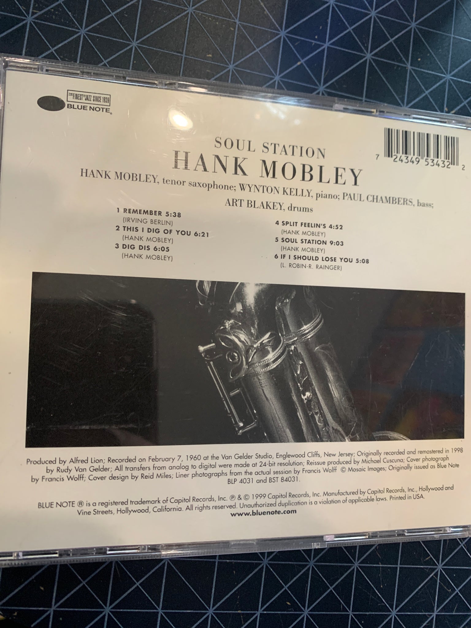 Hank Mobley Soul Station Used Cd Casa Dia Vinyl Records