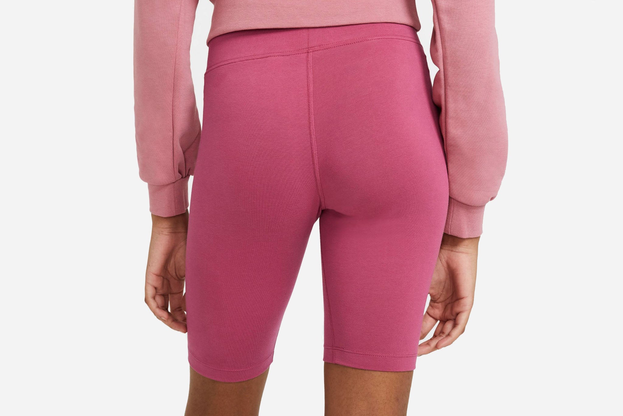 Nike "Nike Sportswear Essential" Bike Short W - Sweet Beet / White