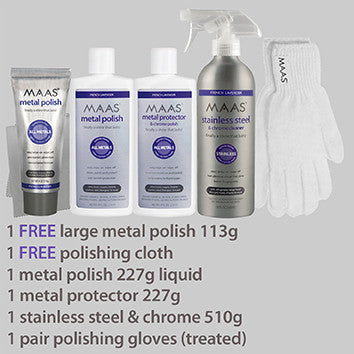 MAAS Jewelry Polishing Wipes & MAAS Jewelry Cleaner