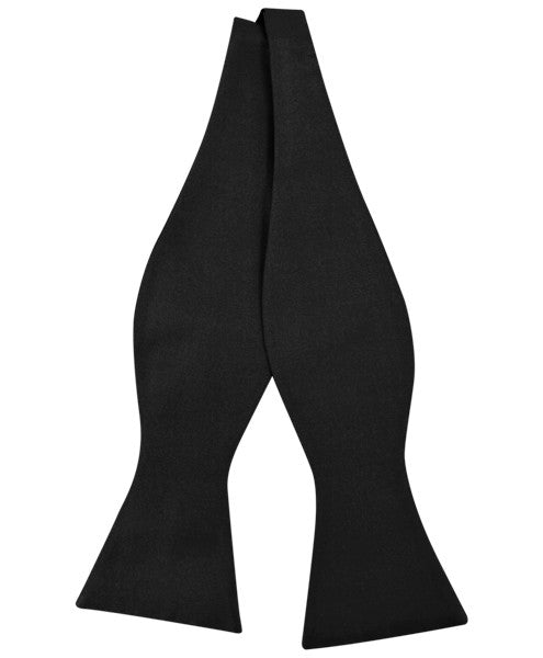 The Sandringham Silk Black Bow Tie – Croom & Flood