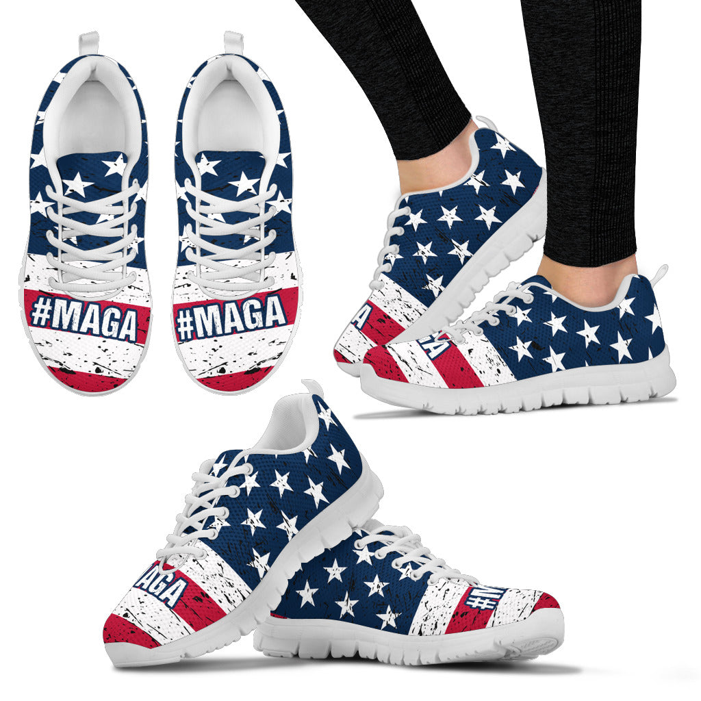 #MAGA Trump Ladies Running Shoes Make America Great Again