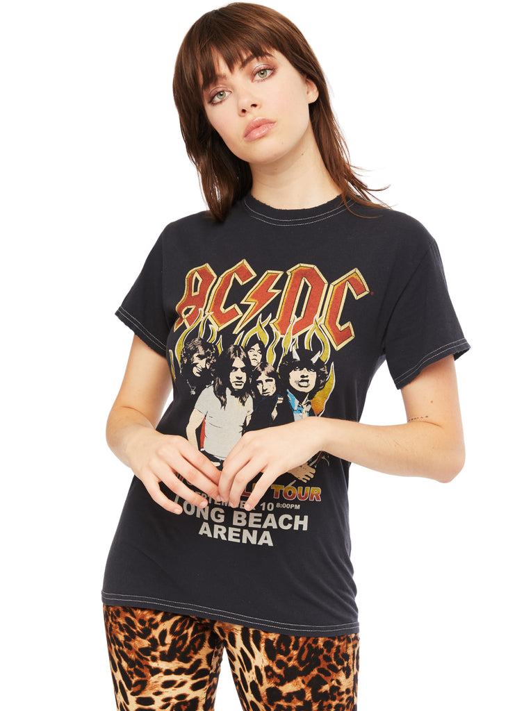 acdc graphic tee womens