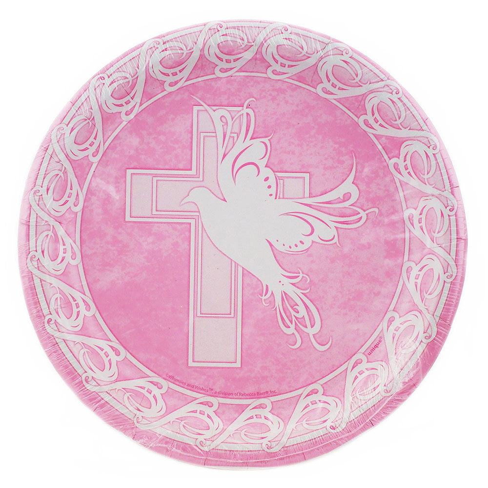 baptism paper plates