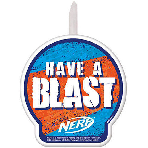 Nerf Birthday Candle For Party Decorations