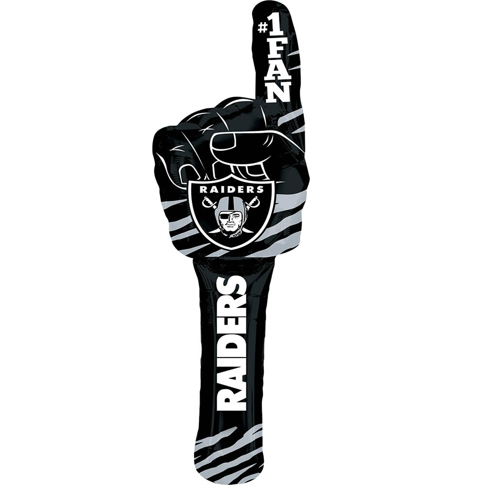 NFL Oakland Raiders balloon Spirit Stick Foil 30