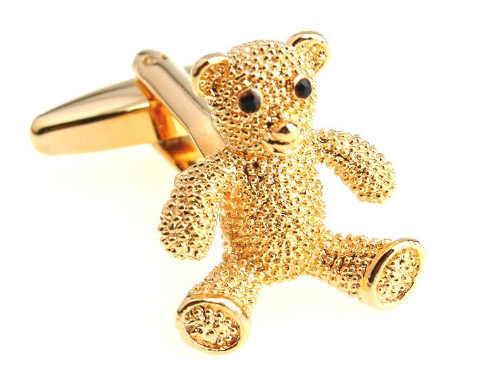 teddy bear cufflinks