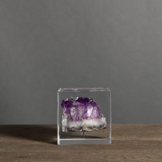 Artistic Inclusions Inclusions Ateliers CSD Amethyst 2.36 x 2.36 x 2.36 in 