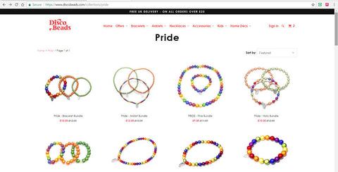 Disco Beads Pride Collection