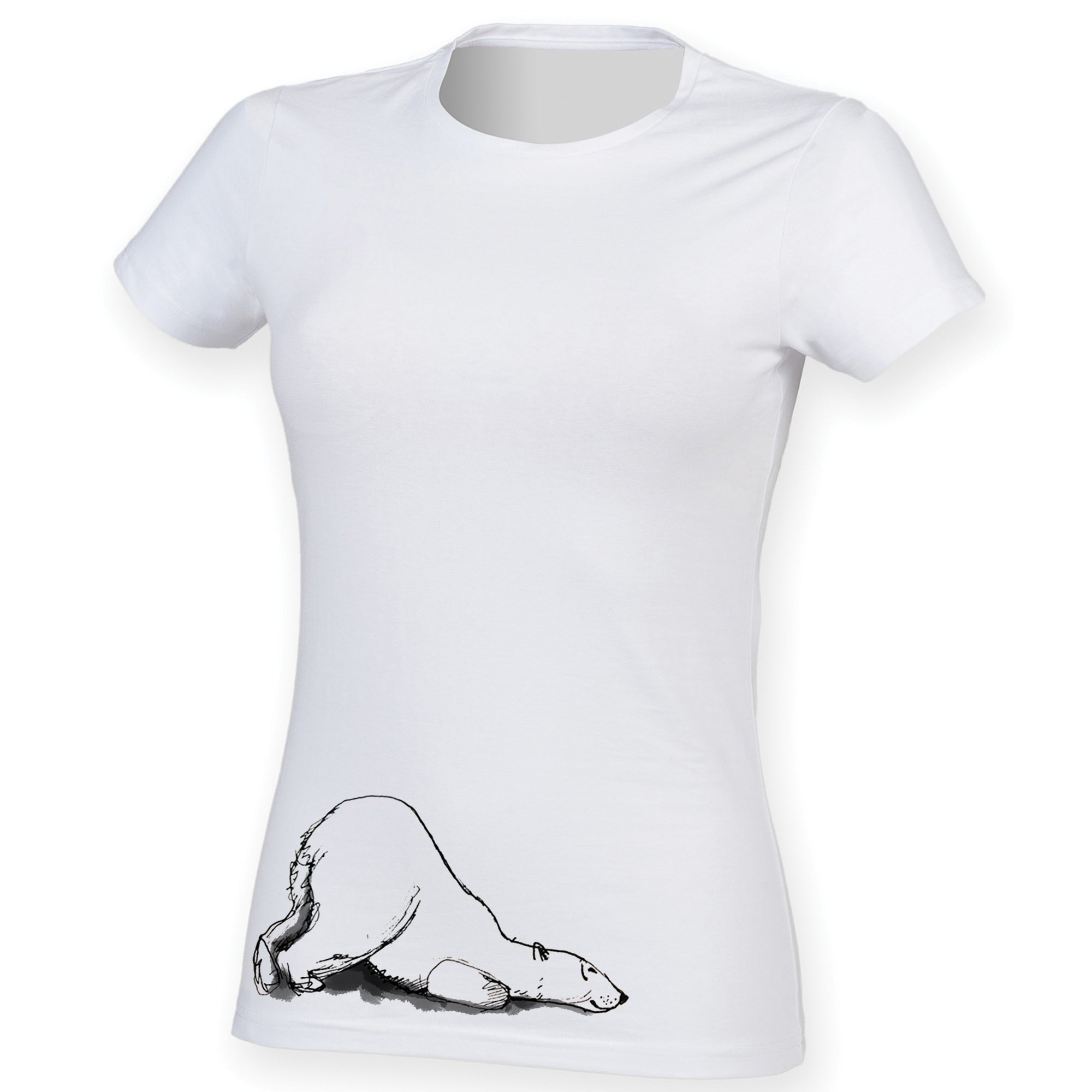 Polar bear women t-shirt – ARTsy clothing