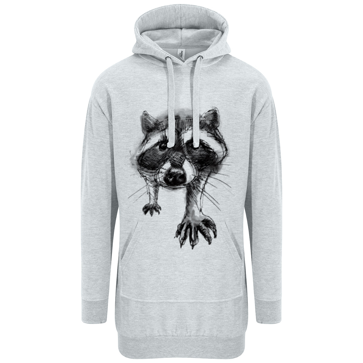 Curious racoon hoodie dress – ARTsy clothing