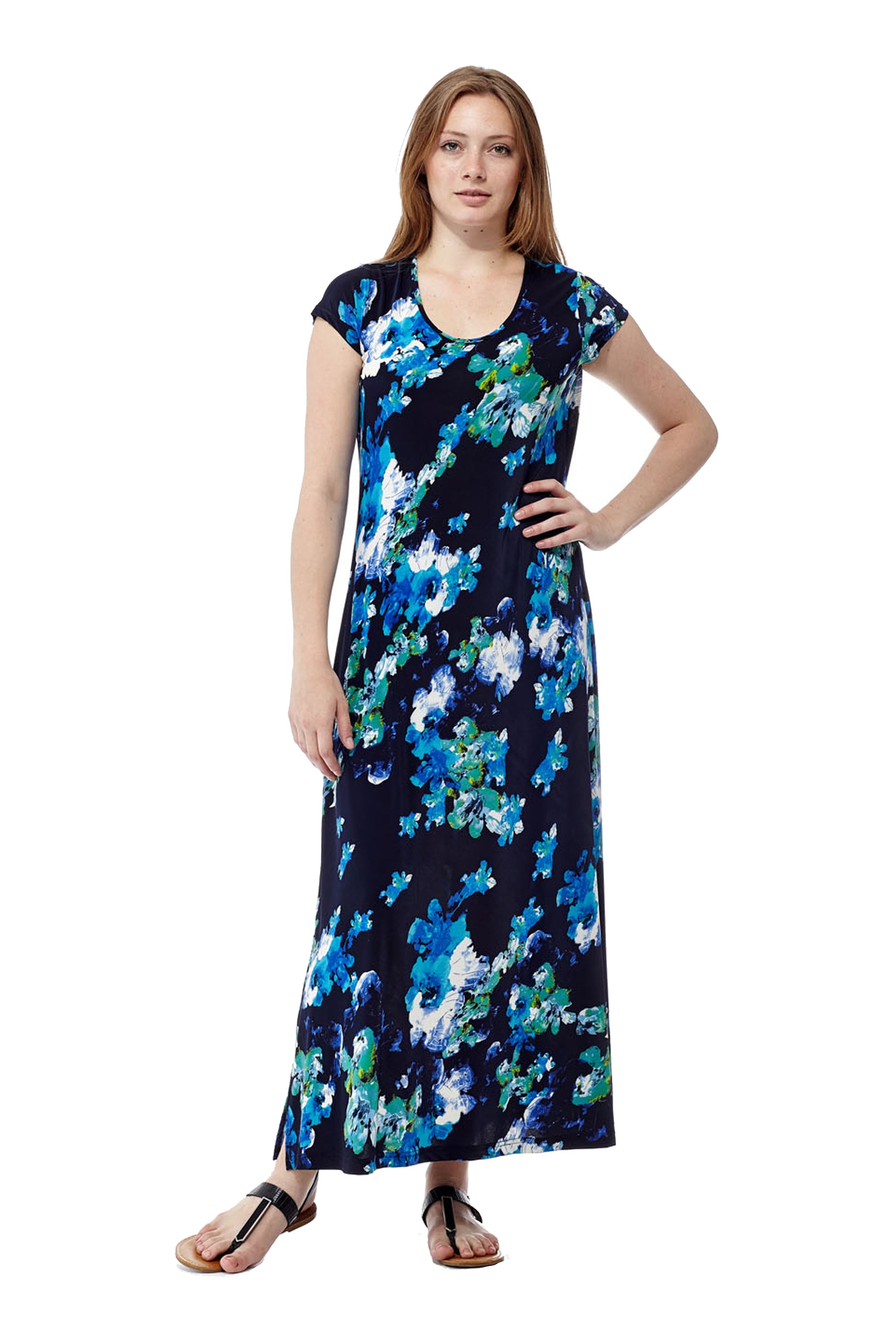 La Cera Paisley Floral Print Maxi Dress – La Cera™