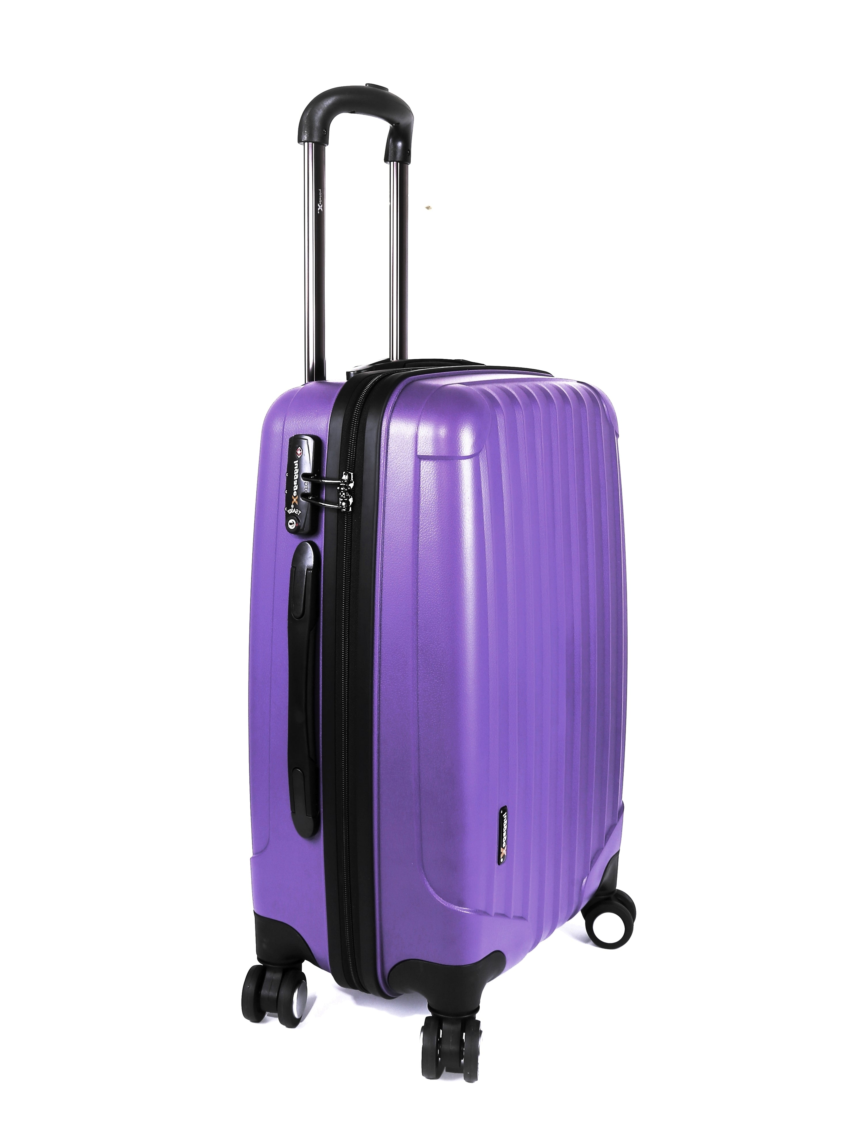 Purple Hard Luggage Set Made with Virtually Indestructible ...