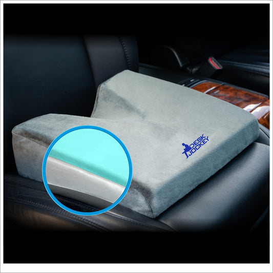 T-Rex Car Seat Cushion, Orthopedic Foam Car Seat Wedge (2 Pack) by GOSO  Direct
