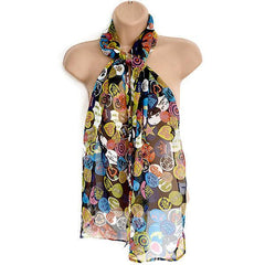 art print scarf