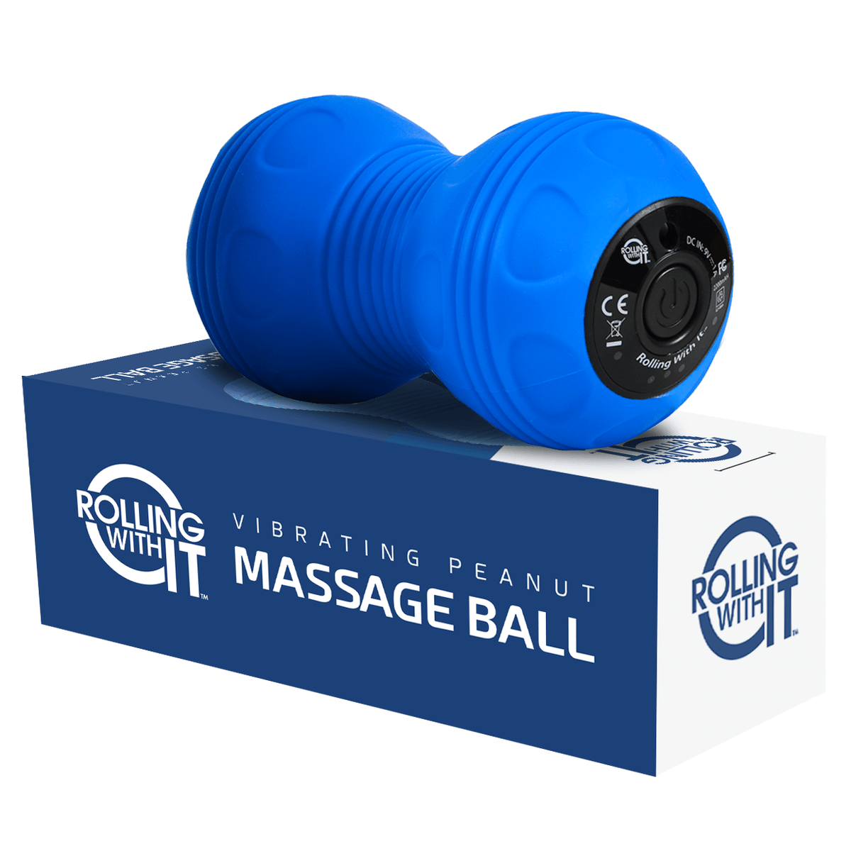 Professional Vibrating Peanut Massage Ball Deep Tissue Trigger Point Rolling With It