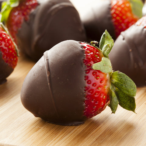 Chocolate Balsamic Dipped Strawberries