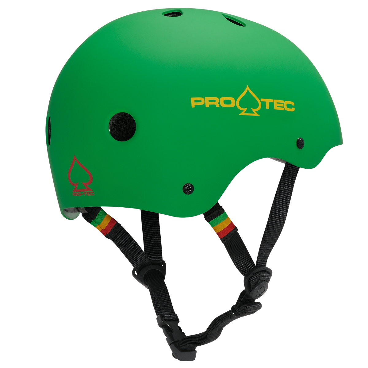 Classic Bike Helmet - Matte Rasta Green (Certified) | Pro-Tec Helmets