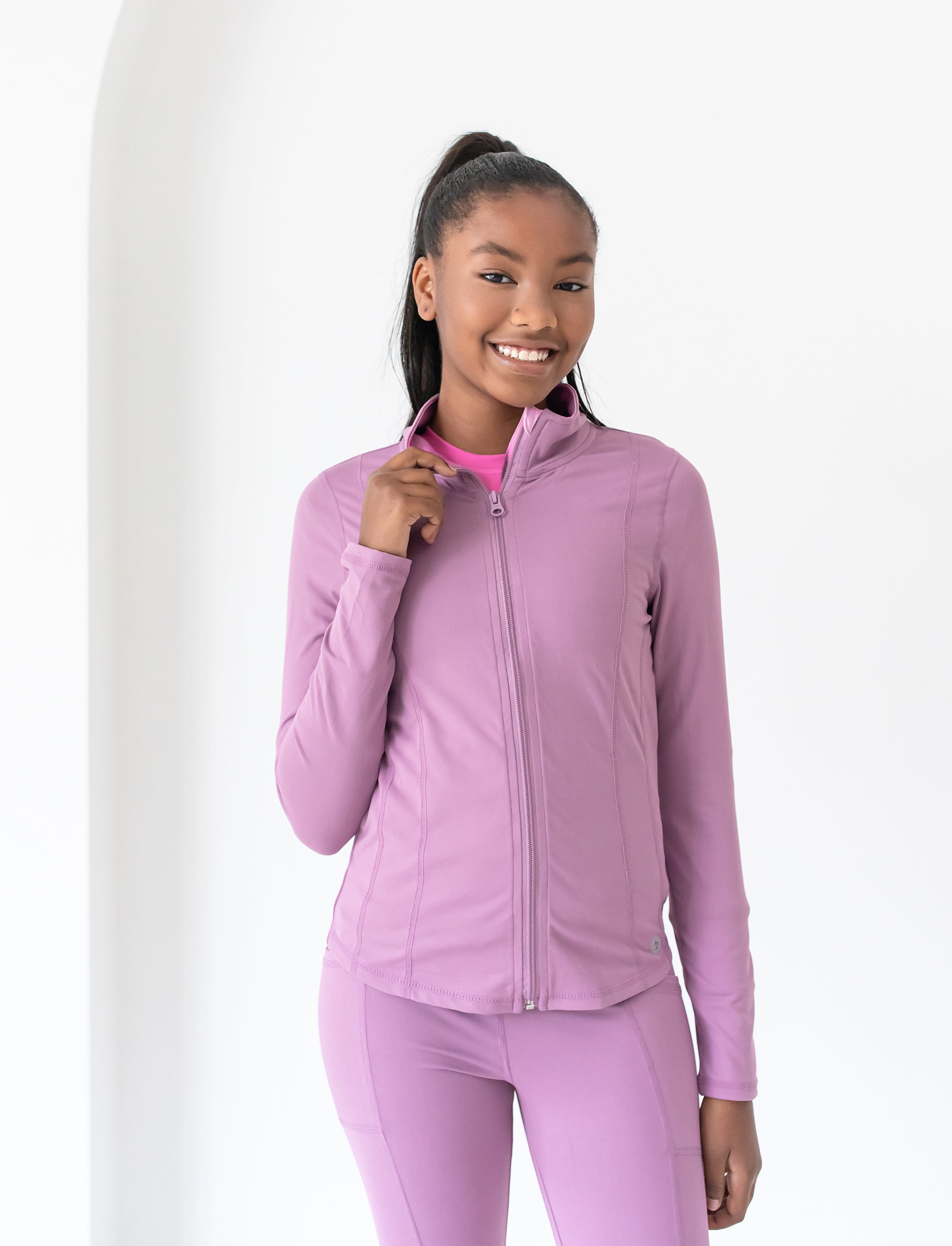 GIRLS CLASSIC YOGA JACKET – Jill Yoga Intl