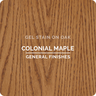 1/2 Pint Colonial Maple Gel Stain for a Touch of Warmth