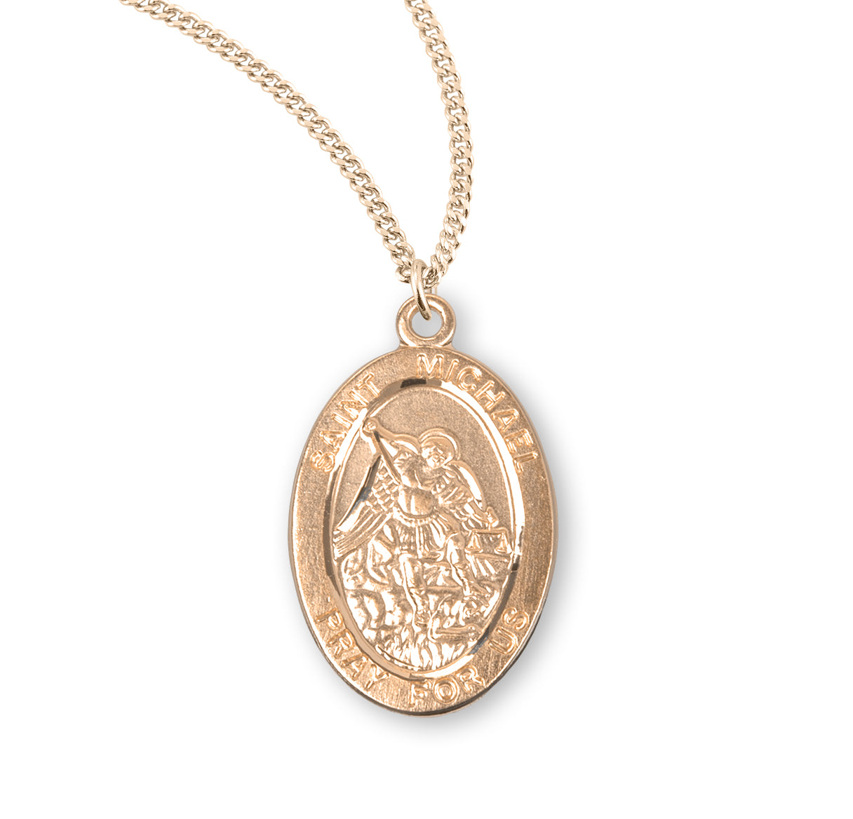 saint michael pray for us necklace