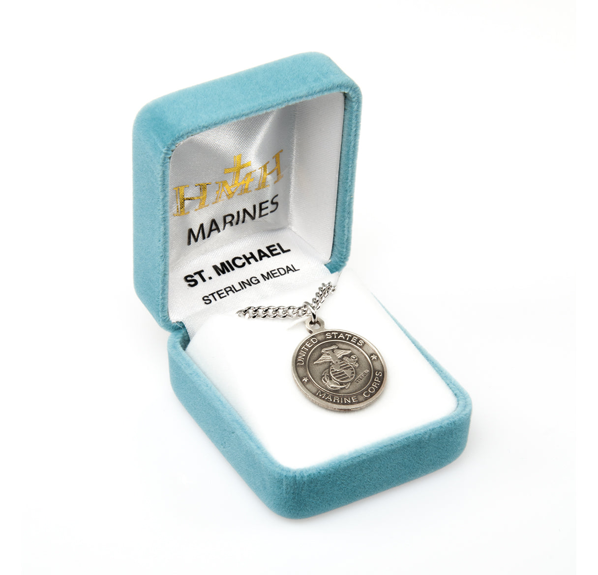 st michael marine corps necklace