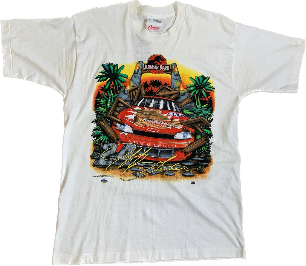 VINTAGE NASCAR JURASSIC PARK T-SHIRT