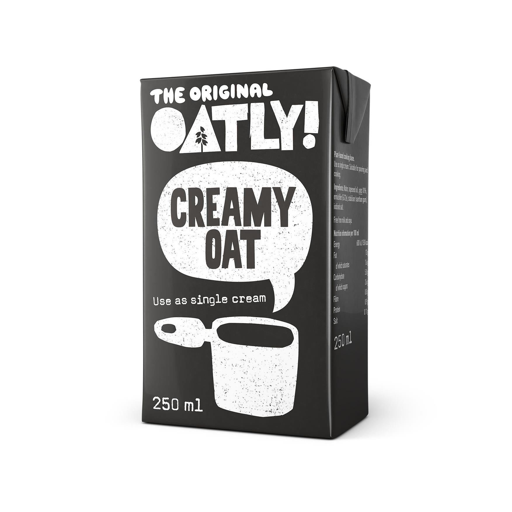 Oatly - Creamy Oat - Vegan Single Cream (250ml) - The Vegan Kind