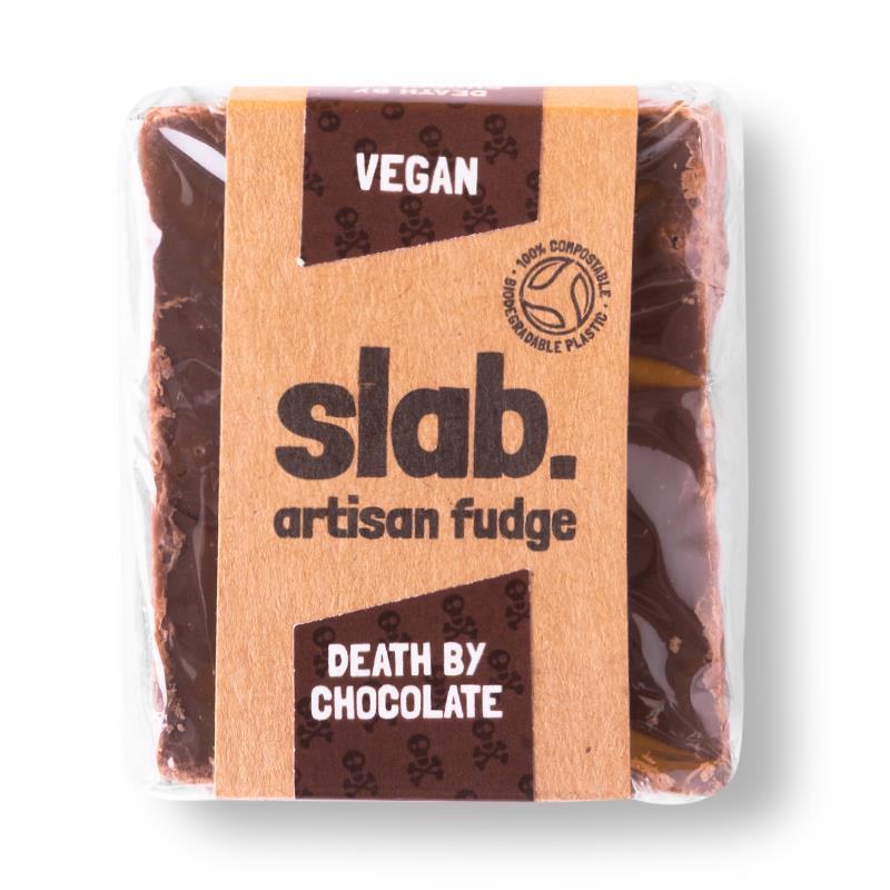 Slab Artisan Fudge Vegan Death By Chocolate Slab 150g The Vegan Kind