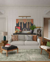 Impasto Sage Green Tufted Rug | Ruggable