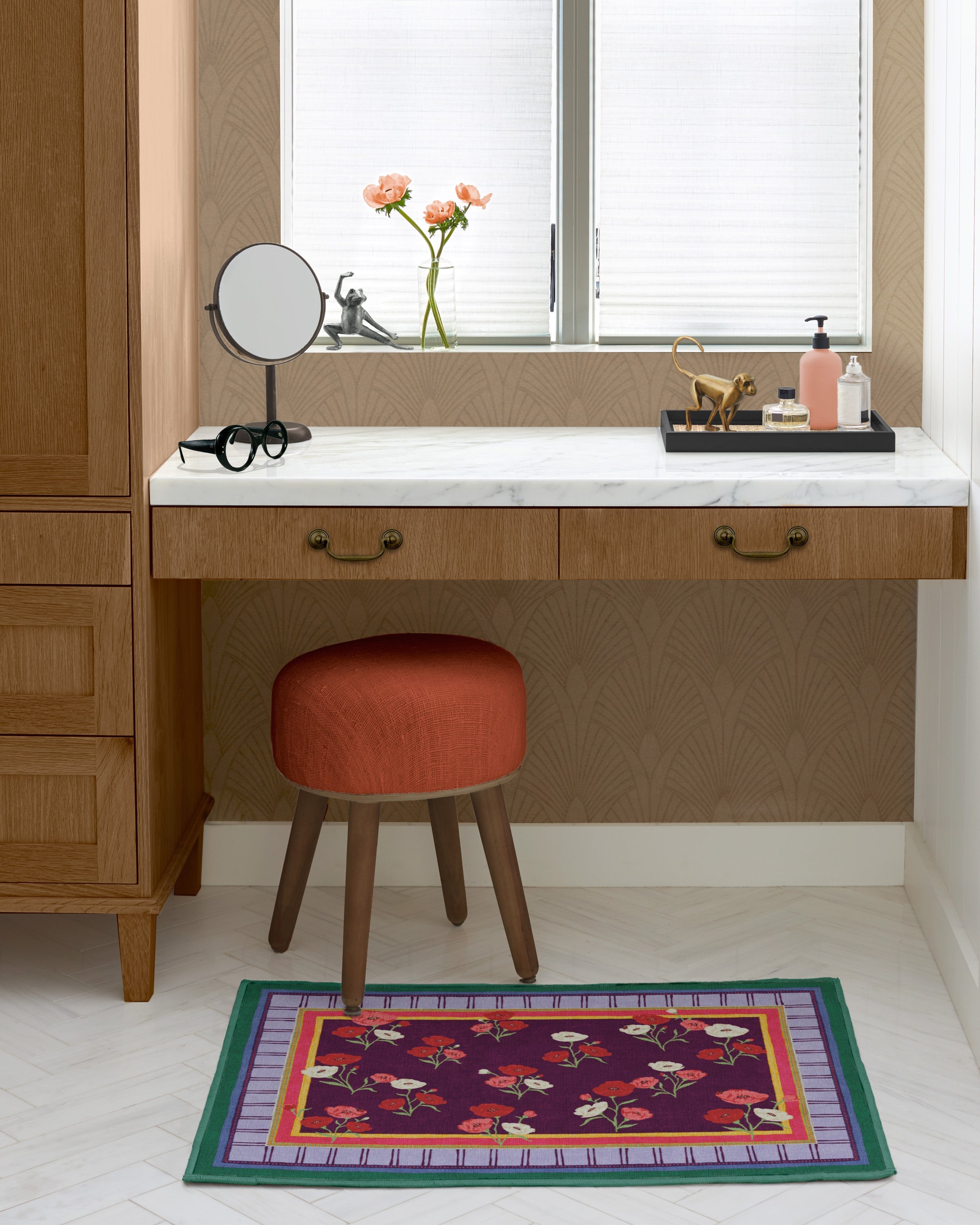 Iris Apfel Ambroeus Royal Plum Rug | Ruggable
