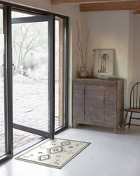 The Child Black & Cream Tufted Rug | Ruggable