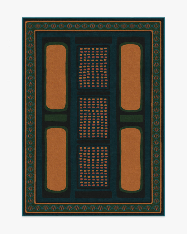 Morris & Co. Owl & Willow Green Rug