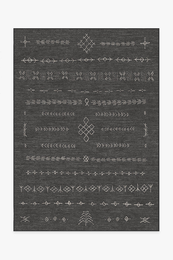 Architectural Digest Nisa Ink Black Rug | Ruggable