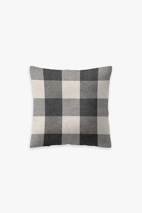 Buffalo Plaid Black & White Throw Pillow – Ruggable