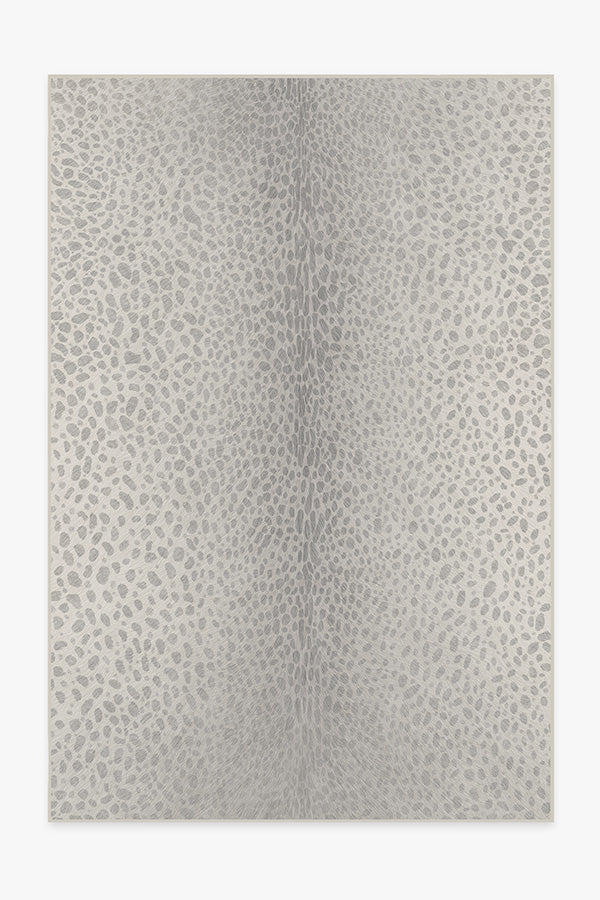 Macey Sand Leopard Print Rug