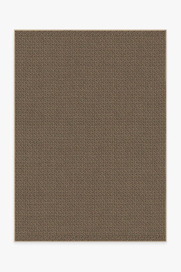 Burlap Solid Sand Re-Jute Rug