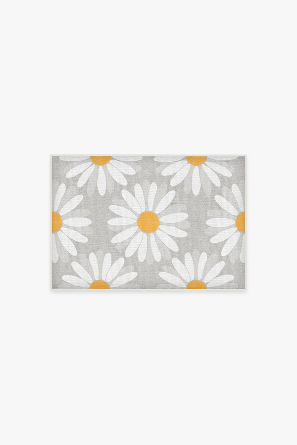 Solid Off-White Bath Mat | Stain-Resistant | Ruggable