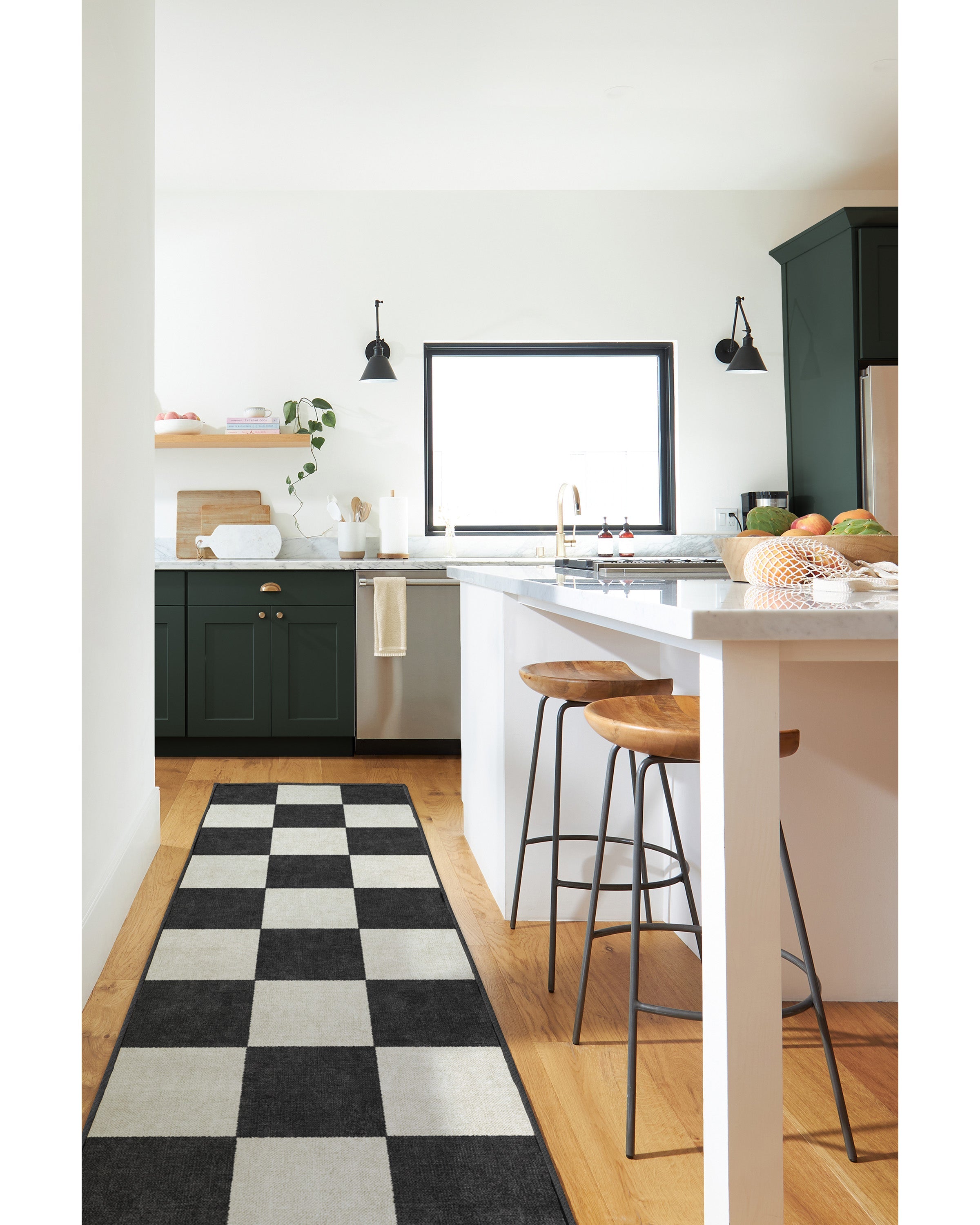 Jaque Checkered Stone Rug | Ruggable