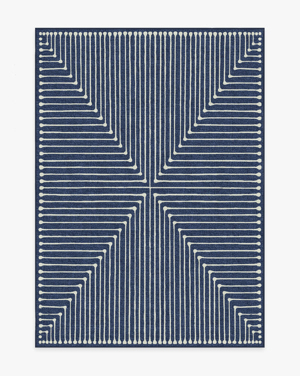 Harbor Stripe Yellow Bath Mat