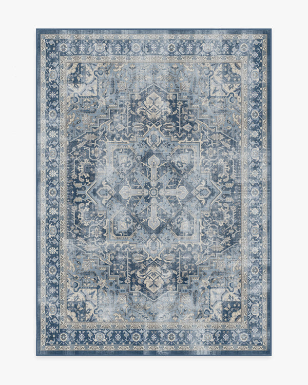 Santorini Floral Beige Area Rug