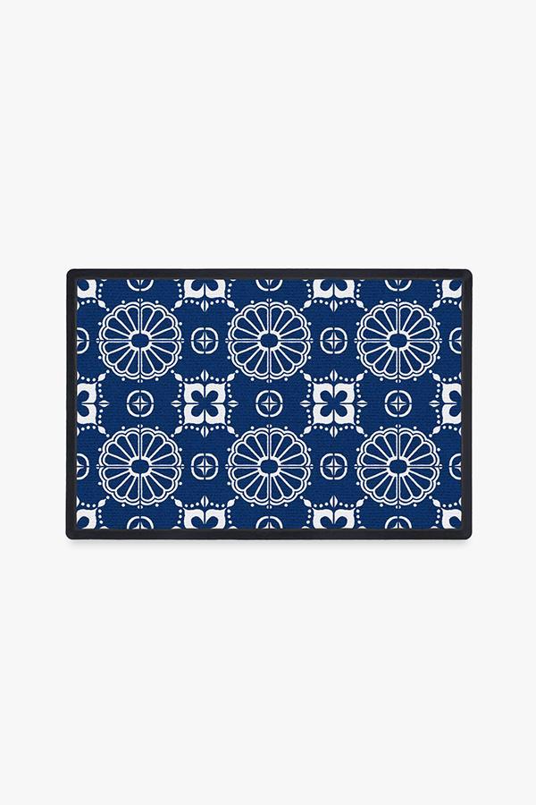 Buy wholesale Doormat soy single bienvenidas princesas blue