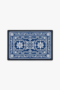 Buy wholesale Doormat soy single bienvenidas princesas blue