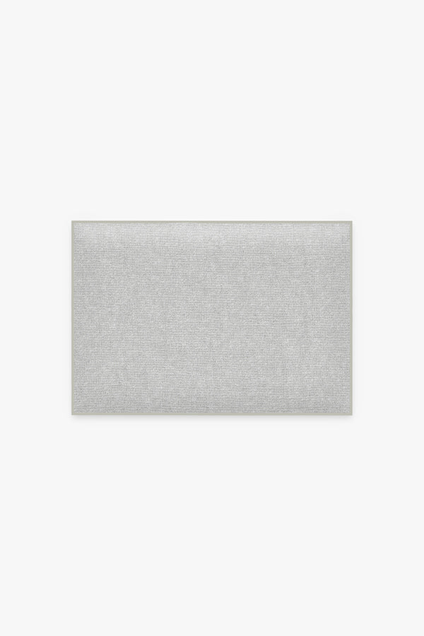 Solid Off-White Bath Mat