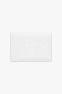 Solid Off-White Bath Mat