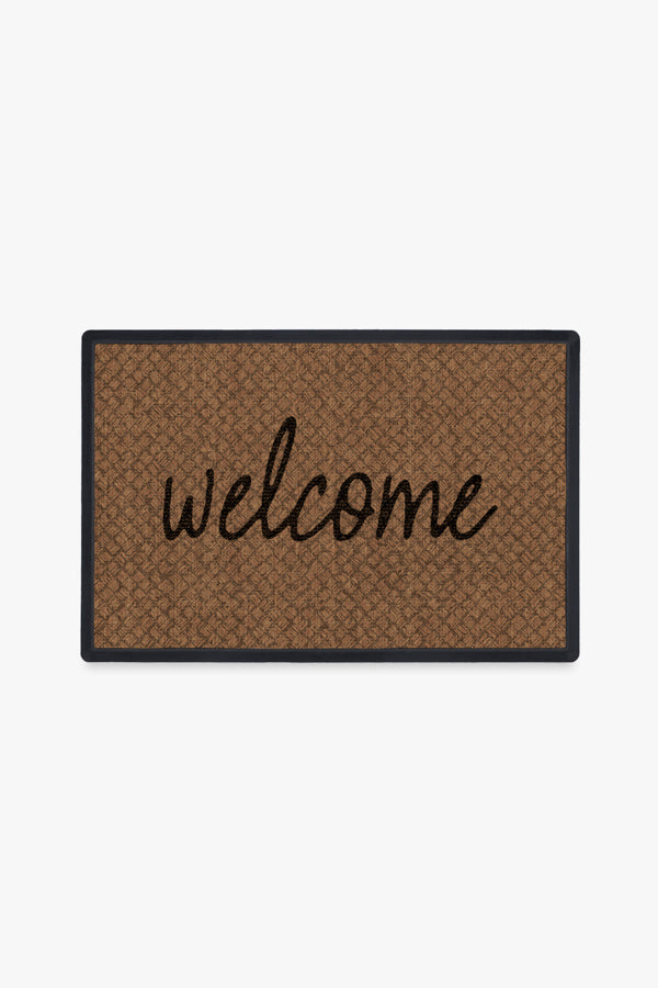 RUGGABLE Welcome Washable Doormat - Perfect Indoor Outdoor Machine Washable  Doormat for Front Door Porch or Entryway to Greet Guests - Multicolor