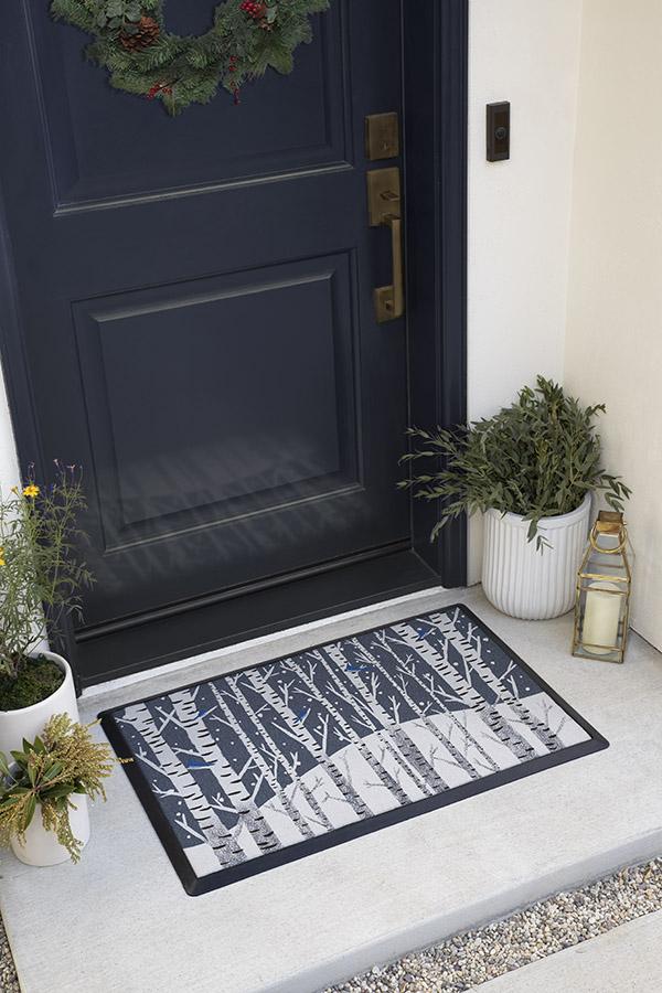 RUGGABLE Welcome Washable Doormat - Perfect Indoor Outdoor Machine Washable  Doormat for Front Door Porch or Entryway to Greet Guests - Hello