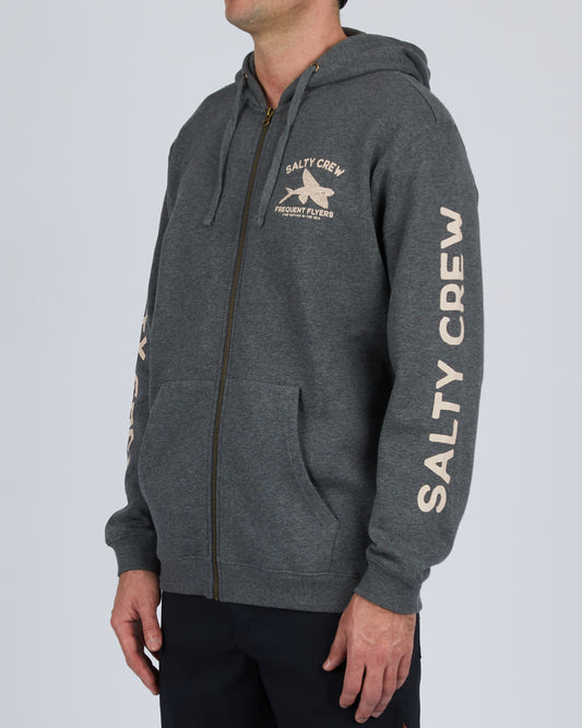 SALTY CREW EBBTIDE OLIVE ZIP HOODED POLAR FLEECE – OAK CLOTHING CO. INC.